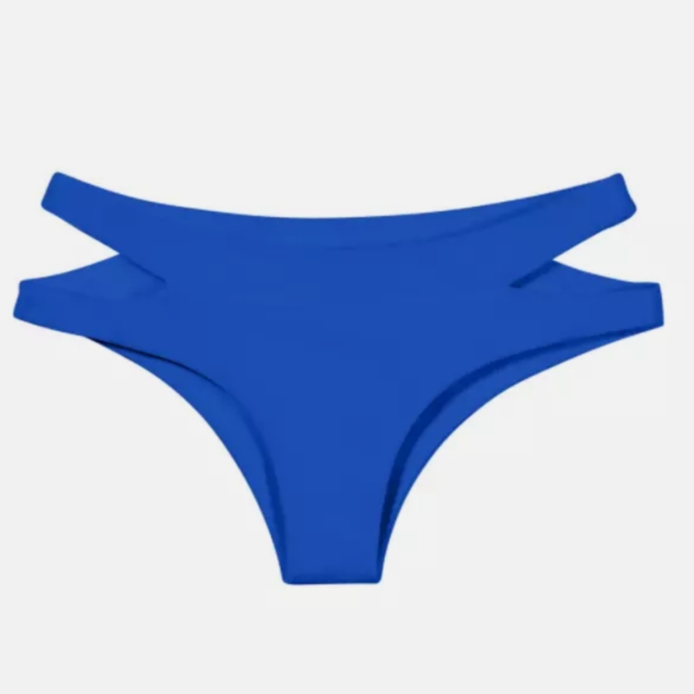 MIKOH Puka Puka Bikini Bottom iris blue NWT